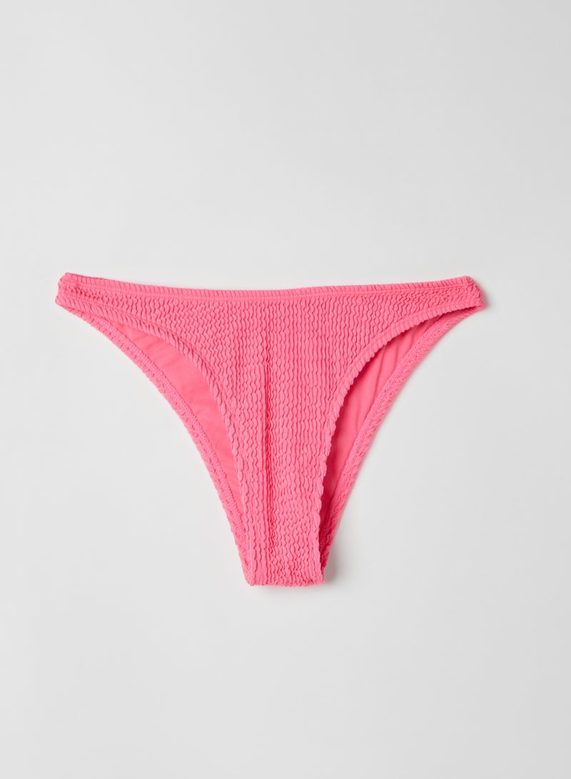Ardene - High Leg Booty Bikini Bottom Pink - Image 1