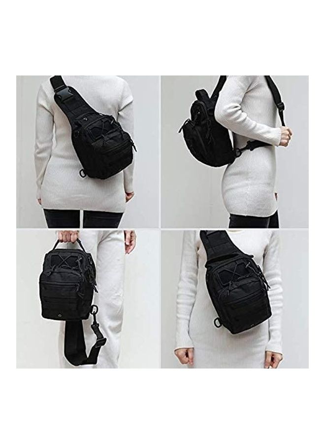 Outdoor Tactical Sling Chest Pack Bag Military Sport Backpack Shoulder Backpack Crossbody Bags Black  - Image 5