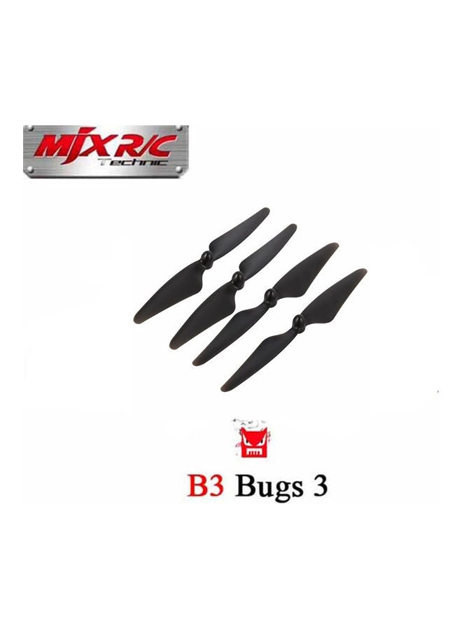 4-Piece Propellers Blades For MJX B3 Rc Quadcopter Drone 20x20x20cm  - Image 1