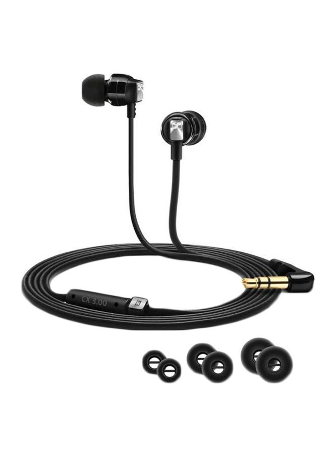 Sennheiser - Wired In-Ear Earphones Black/Silver - Image 1