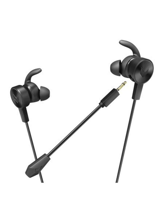 رابو سماعة أذن داخلية مزودة بميكروفون أسود - Image 2