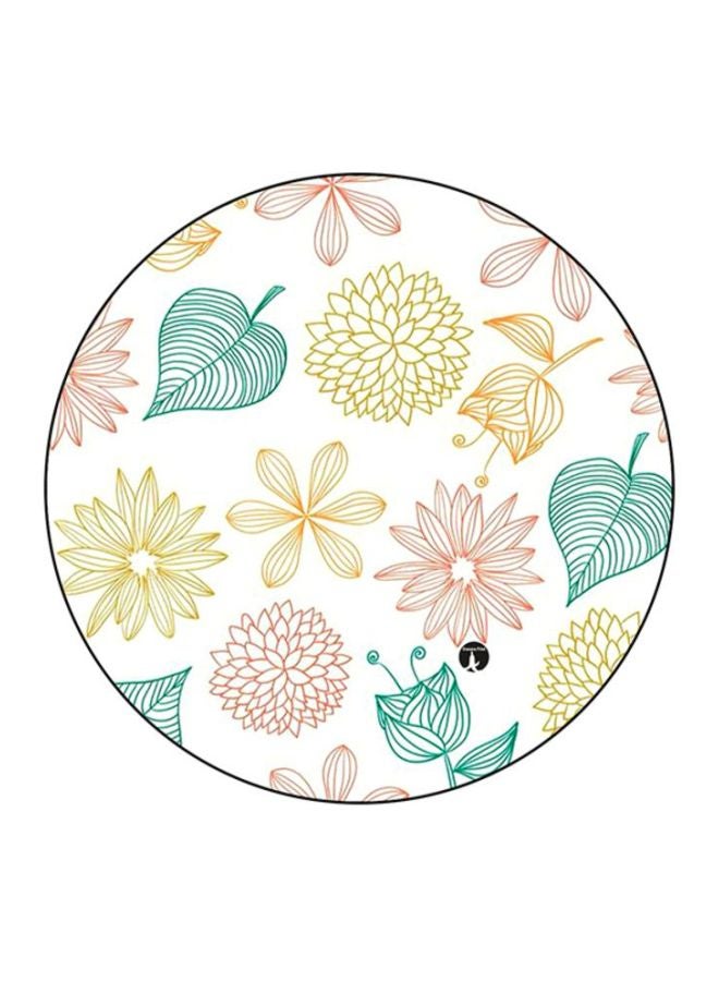 BP Flowers Printed Mouse Pad Multicolour