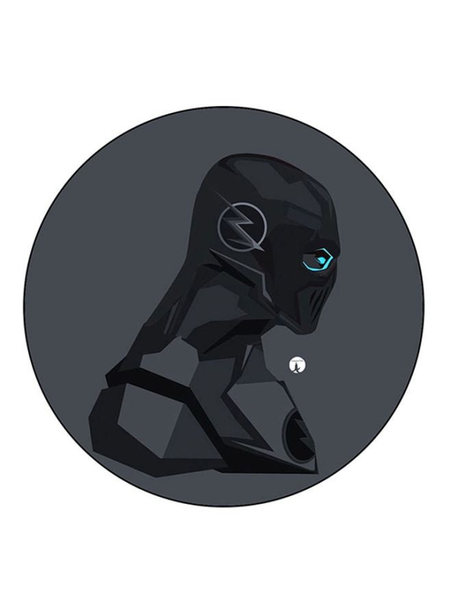 BP The Flash Printed Round Mouse Pad Grey/Black
