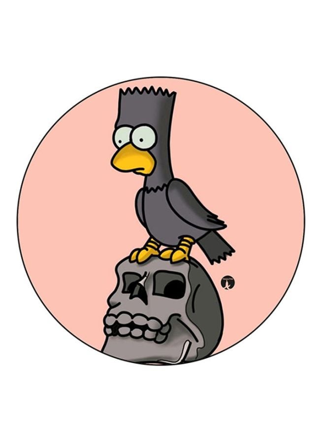 BP The Simpsons Mouse Pad Pink/Grey