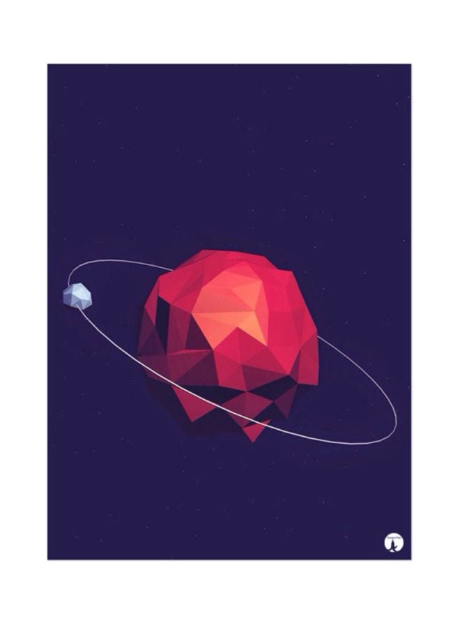 BP A Planet Mouse Pad Blue/Red/White
