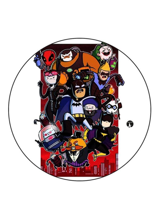 BP Printed Round Mouse Pad Multicolour