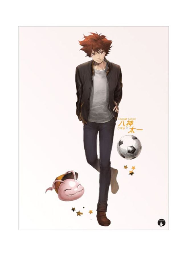 BP The Anime Digimon Mouse Pad White/Black/Pink