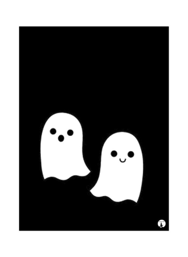 BP Ghosts Mouse Pad Black/White
