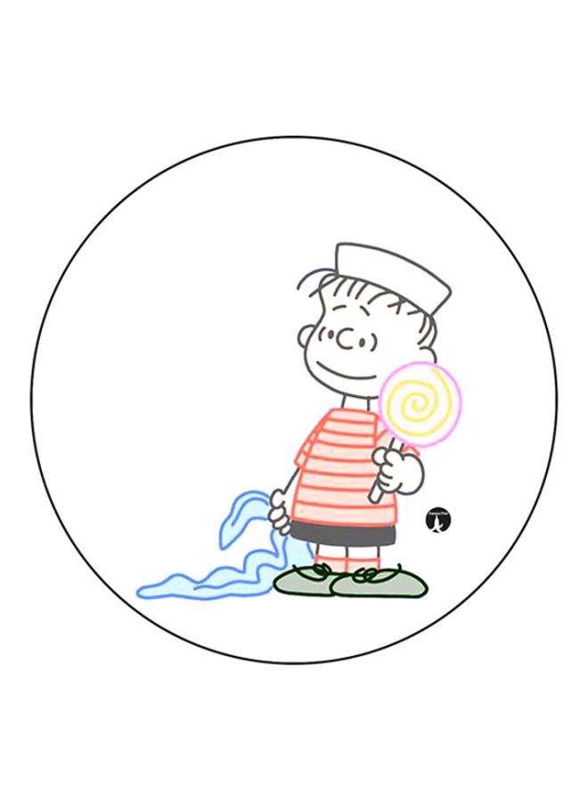 BP Snoopy Round Mouse Pad White/Red/Blue