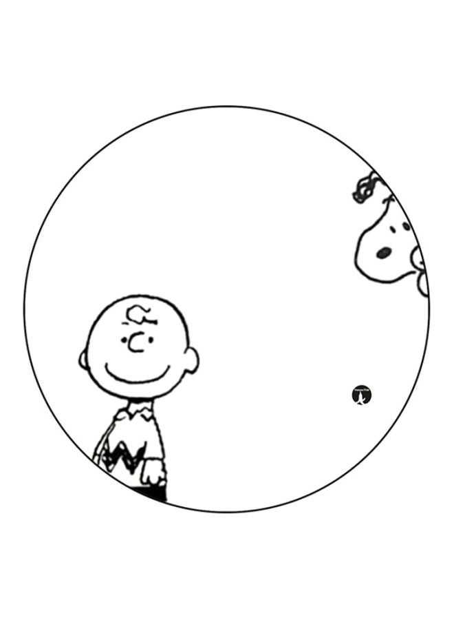 BP Printed Mouse Pad White/Black