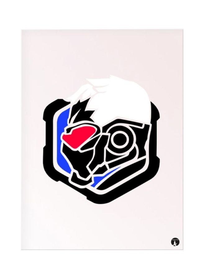 BP The Video Game Overwatch Mouse Pad White/Black/Blue