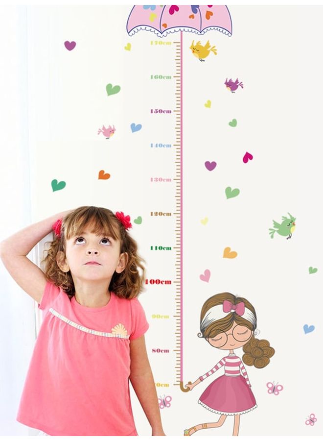 Beauenty Umbrella Pattern Kid's Height Sticker Multicolour 50x70cm  - Image 4