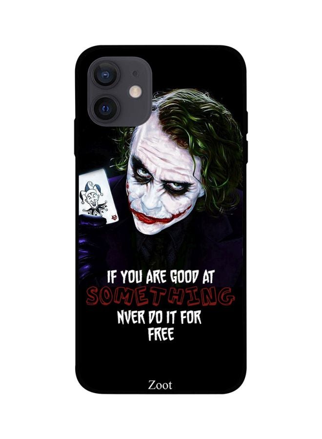 Joker Printed Case Cover -for Apple iPhone 12 mini Black/White/Red Black/White/Red