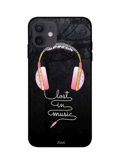 Headphone Printed Case Cover -for Apple iPhone 12 mini Black/Pink/White Black/Pink/White