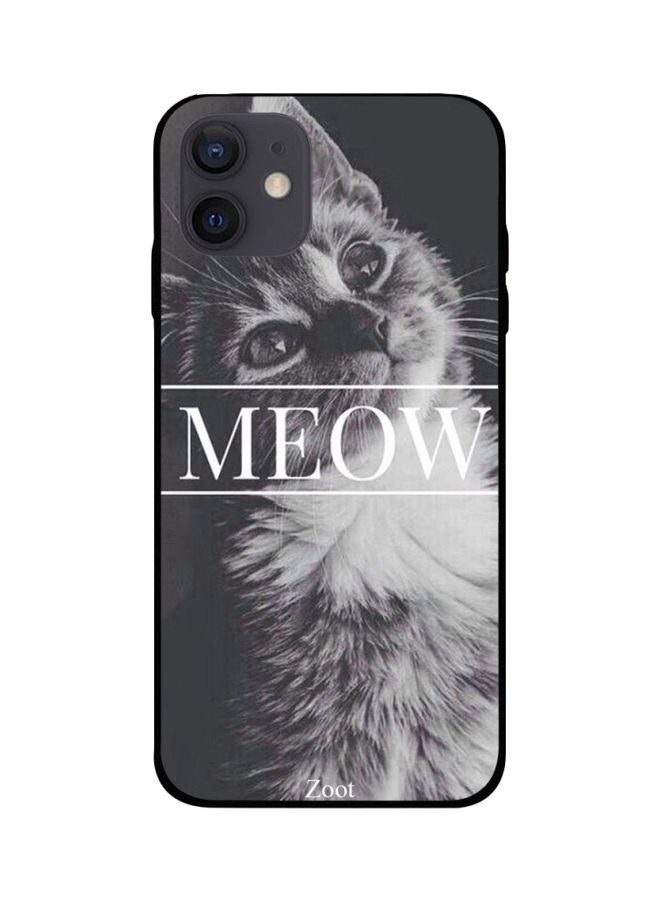 Zoot Meow Printed Case Cover Apple iPhone 12 mini Grey/White Grey/White - Image 1