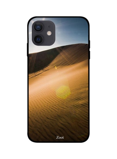 Desert Printed Case Cover -for Apple iPhone 12 mini Beige/Blue Beige/Blue