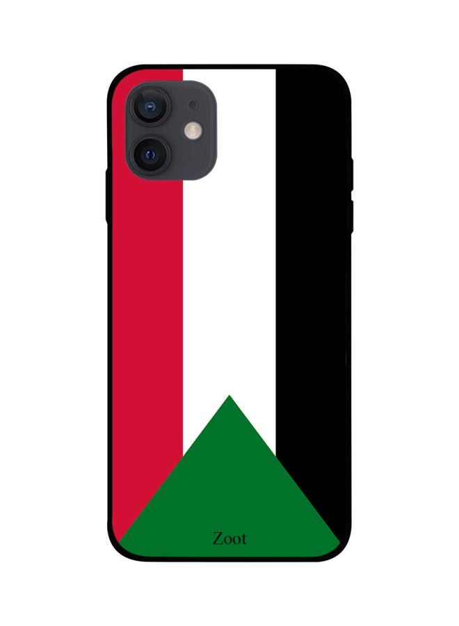 Zoot Flag Of Sudan Printed Case Cover -for Apple iPhone 12 mini White/Black/Red White/Black/Red - Image 1