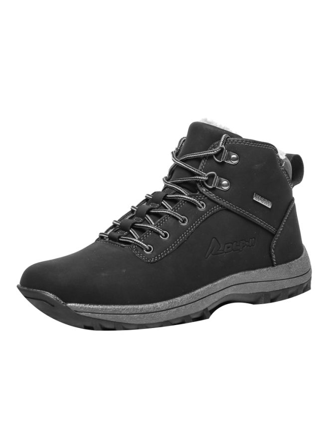 Beauenty High Top Lace-Up Winter Sport Shoes Black - Image 1