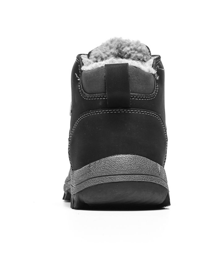 Beauenty High Top Lace-Up Winter Sport Shoes Black - Image 2