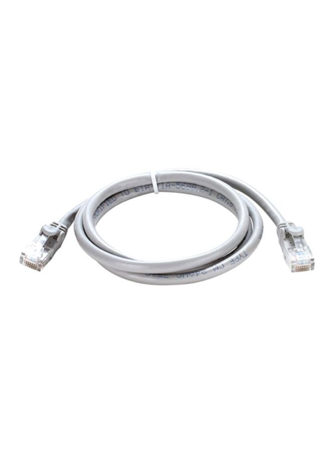 D-Link - Cat6 UTP Round Patch Cord Grey - Image 1