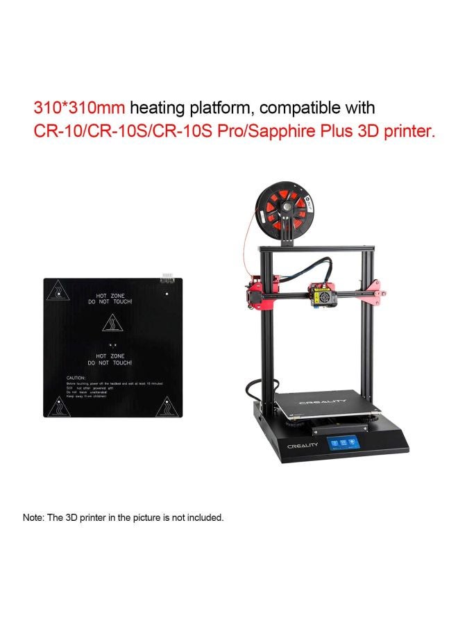 Aibecy 3D Printer Hotbed MK3 Heating Platform Plate Black  - Image 4