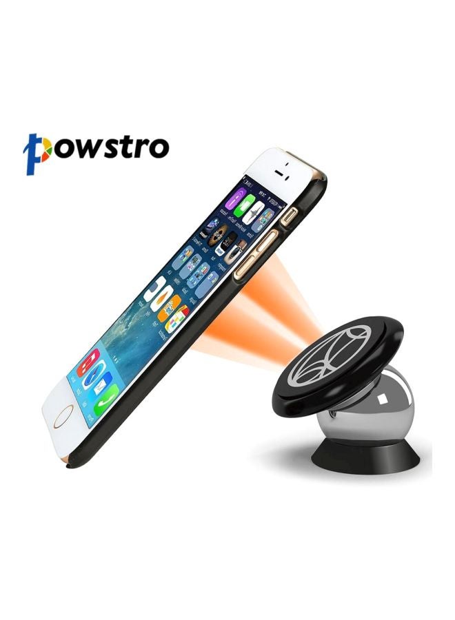 يو إف حامل هاتف مغناطيسي للسيارة أسود/فضي - Image 3