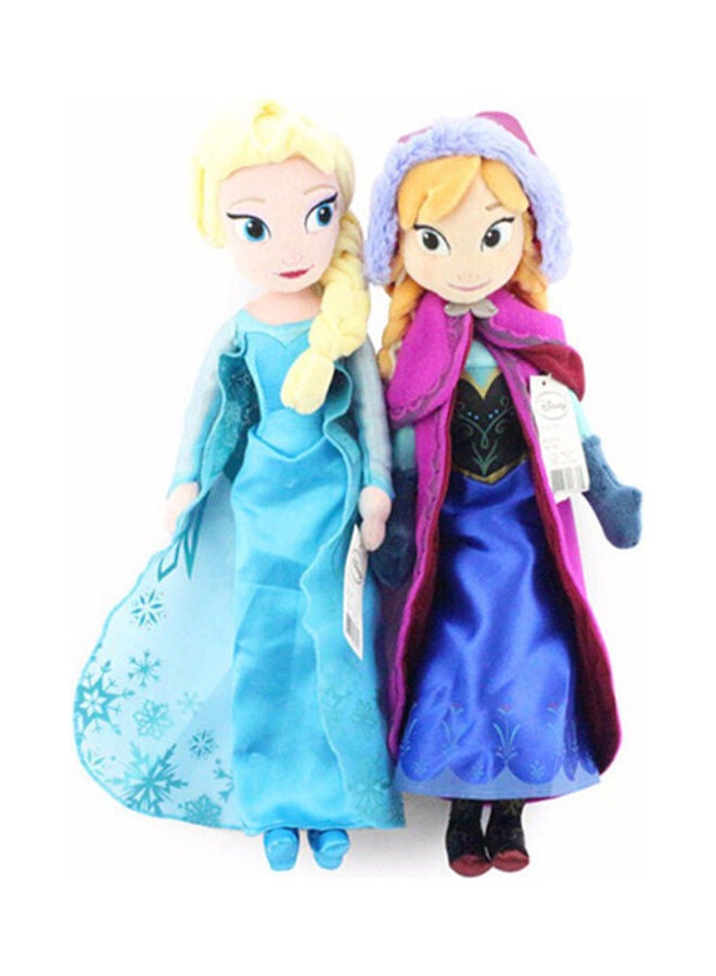 2-Piece Elsa Anna Princess Doll Stuffed Soft Plush Toy Set 40cm - Image 4