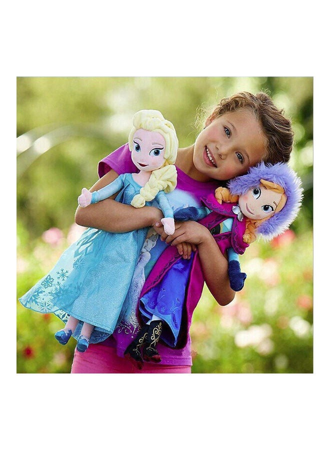 2-Piece Elsa Anna Princess Doll Stuffed Soft Plush Toy Set 40cm - Image 1
