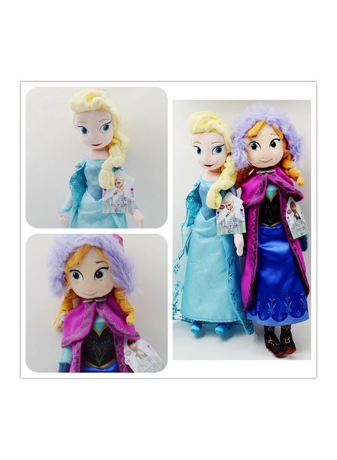 2-Piece Elsa Anna Princess Doll Stuffed Soft Plush Toy Set 40cm - Image 2