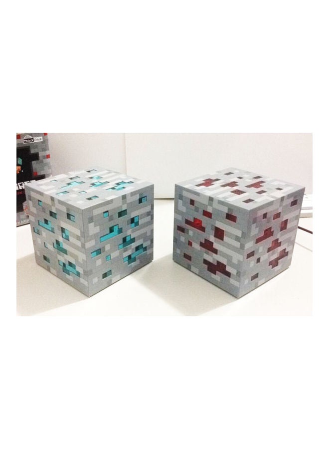 Generic - Minecraft Light-Up Square Diamond Ore LED Light Toys 10x10x10cm - Image 1