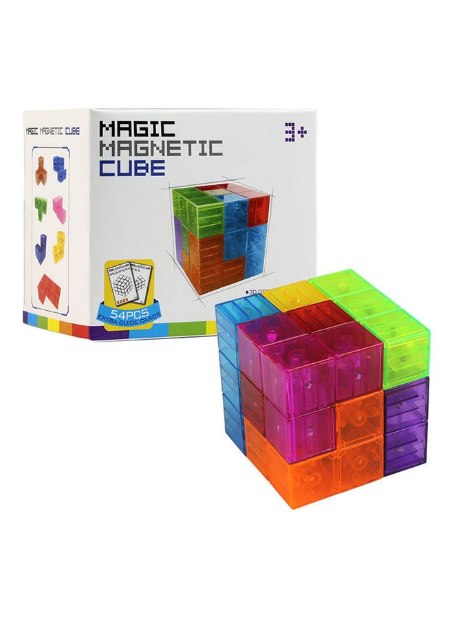 مجموعة مكعبات مغناطيسية مكونة من 7 قطع 9.5x9.5x9.5سم - Image 1