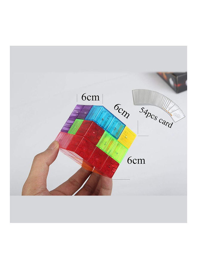 مجموعة مكعبات مغناطيسية مكونة من 7 قطع 9.5x9.5x9.5سم - Image 5