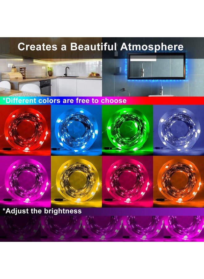 Generic - 44-Key IR Remote Light Strip IR Receiver Dynamic Set Multicolour 17.7x6x16.7cm - Image 1