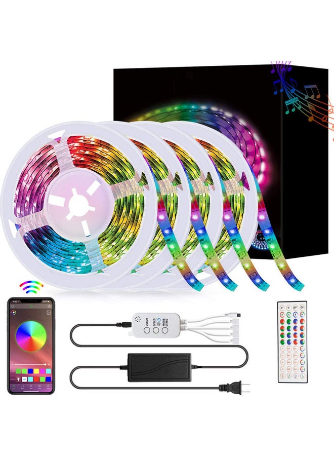 Generic - 44-Key IR Remote Light Strip IR Receiver Dynamic Set Multicolour 17.7x6x16.7cm - Image 1