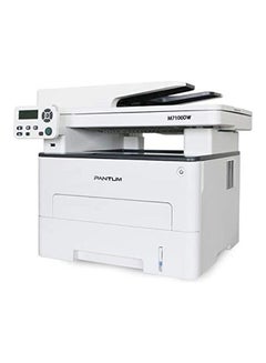 Pantum Monochrome Laser Printer With Copier/Scanner/Wireless Function 16.34x14.37x13.78inch White  - Image 2