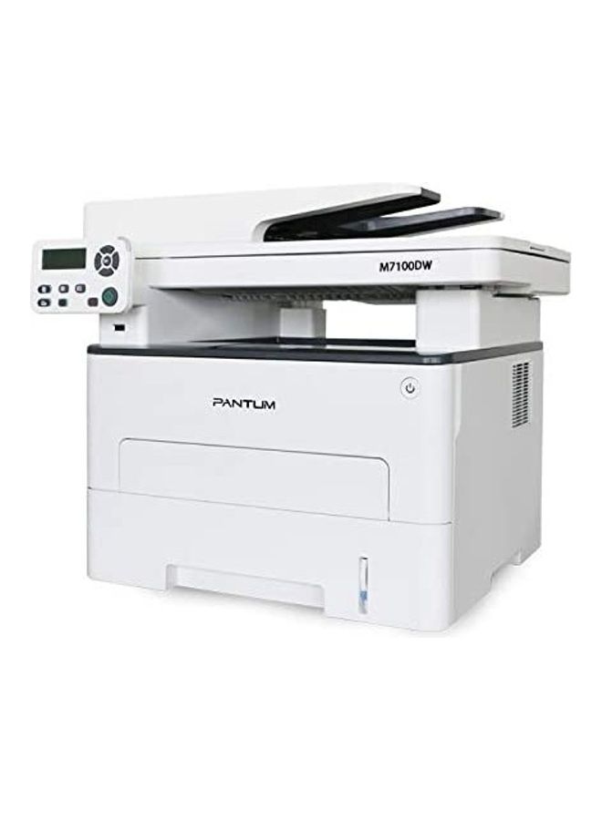 Pantum Monochrome Laser Printer With Copier/Scanner/Wireless Function 16.34x14.37x13.78inch White  - Image 2