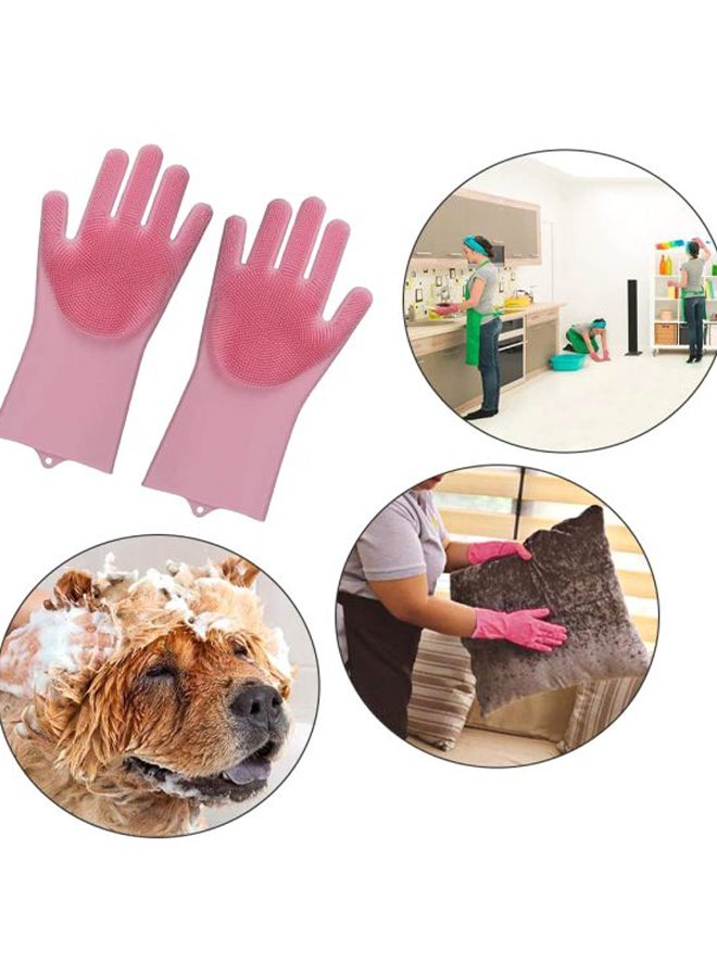 Reusable Gloves Pink 34x14.5cm - Image 4