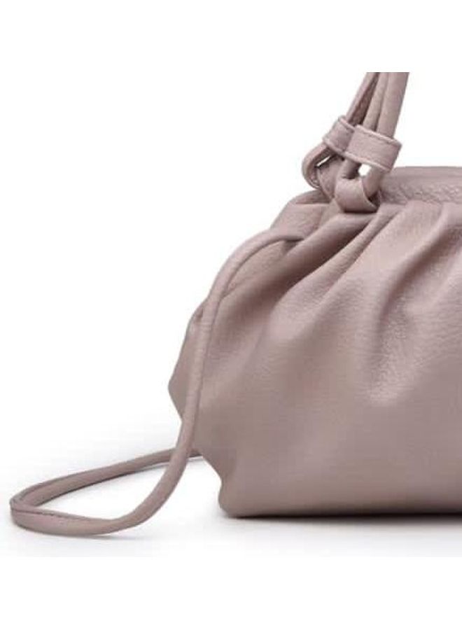 Faux Leather Handbag Pink - Image 3