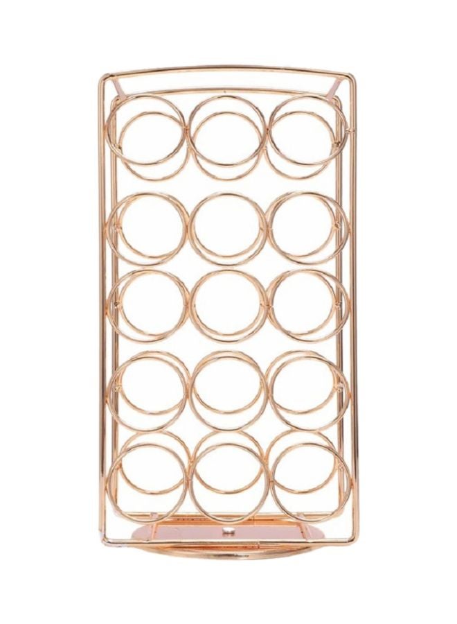 Coffee Capsule Holder Rose Gold 30x15cm - Image 1