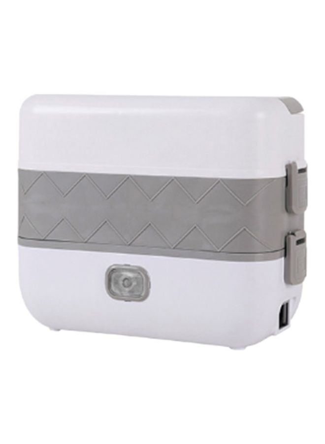 Generic Electric Heating Stainless Steel Lunch Box White/Grey/Silver  - Image 1