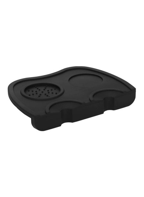 Espresso Coffee Tamper Mat Black 20x14.5cm