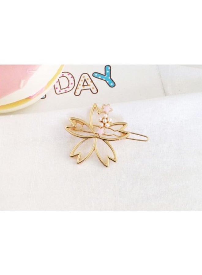 J&J - Flower Embroidered Hair Pin - Image 1