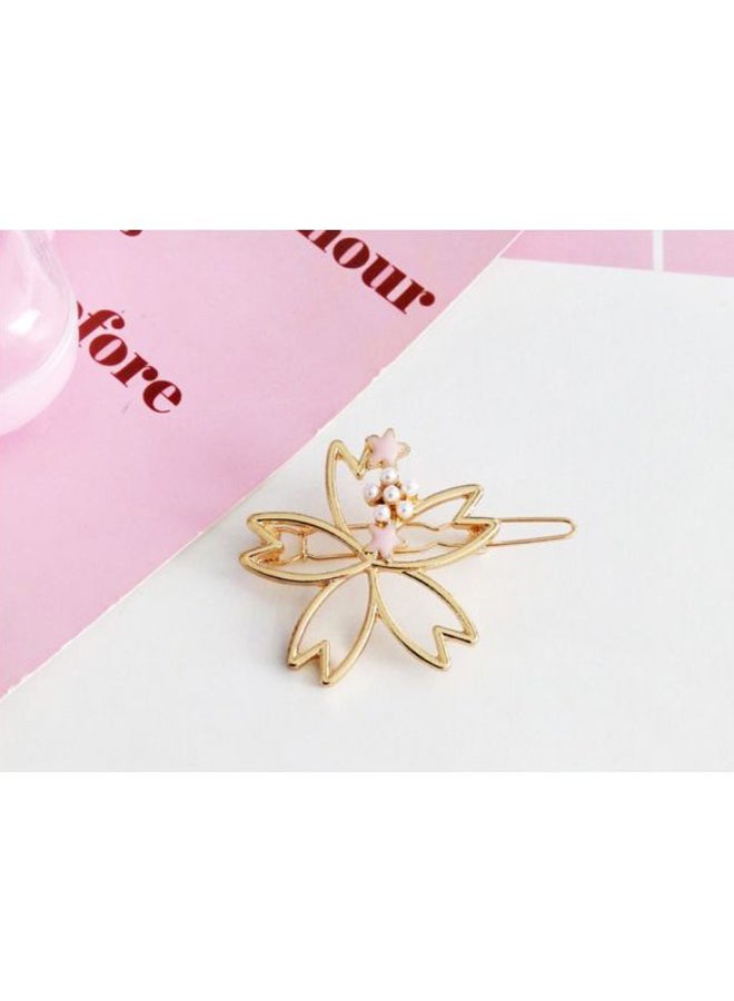 J&J - Flower Embroidered Hair Pin - Image 1