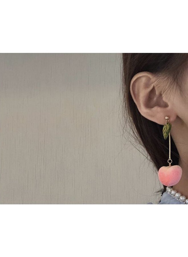 J&J S925 Silver Cherry Design Dangle Earrings - Image 4