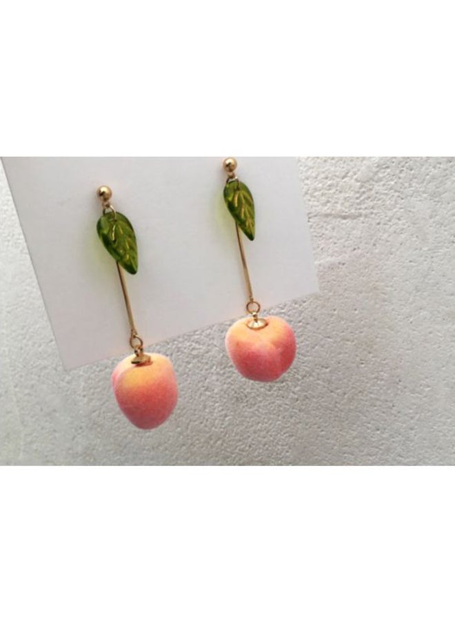 J&J S925 Silver Cherry Design Dangle Earrings - Image 5