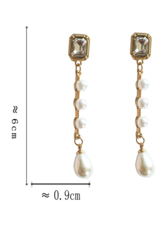 جونسون آند جونسون أقراط متدلية مرصعة باللؤلؤ - Image 2