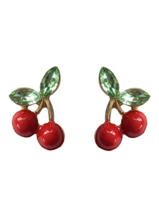 Cherry Design Stud Earrings - v1606316835/N42552624A_1