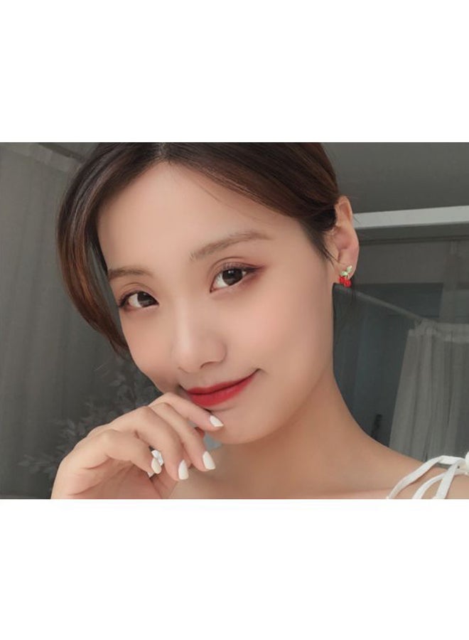 Cherry Design Stud Earrings