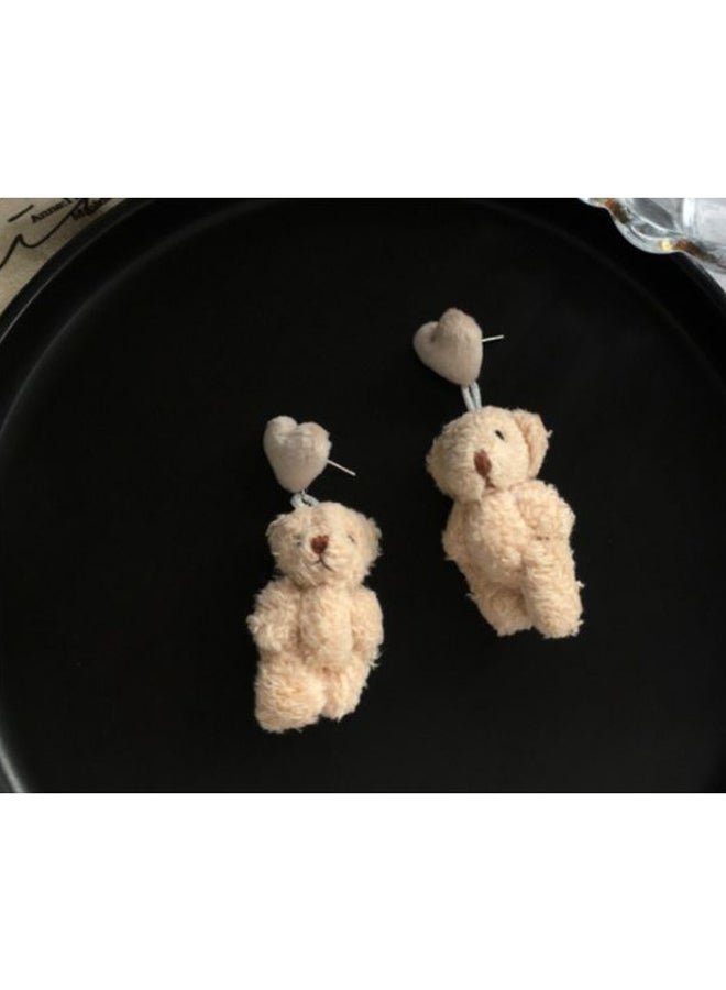 J&J Bear Shaped Dangle Earrings - Image 3