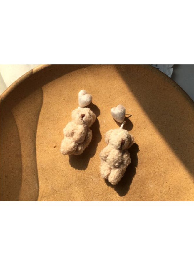 J&J Bear Shaped Dangle Earrings - Image 5